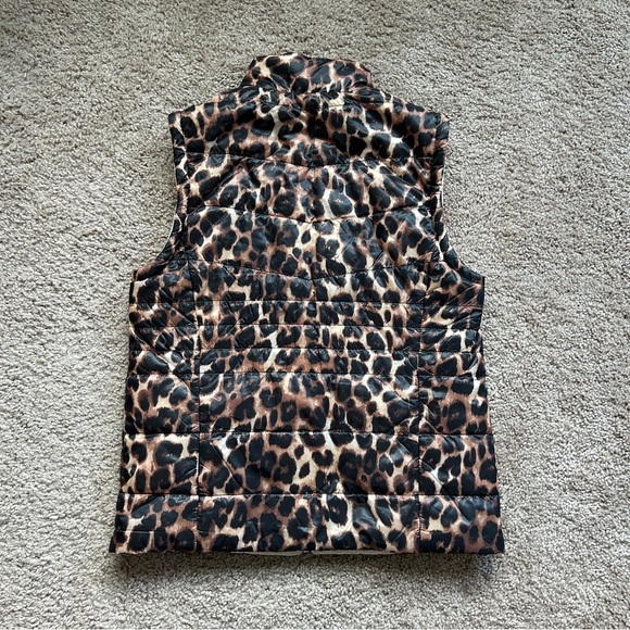 Johnston & Murphy Reversible Leopard Cream Vest Size XS - Picture 4 of 11